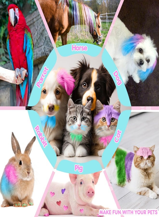 MSDADA Washable Dog Hair Dye Paint Temporary Pet Fur Markers Dog Safe Hair Color Crayons for Small to Large Boy & Girl Puppy Stuff Accessories, Funny Birthday to Cat Lovers (10 Pcs) - Image 4